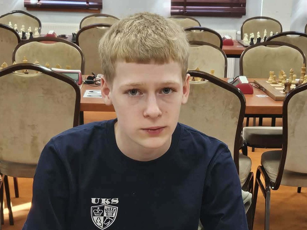 Szymon Suska Mistrzem Polski do lat 16 w szachach